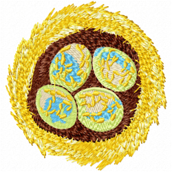 Eggs Embroidery Design 2 Eggs Embroidery Design 2